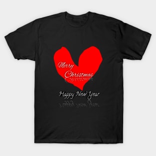 merry christmas happy new year T-Shirt